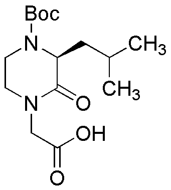 (3S)-4-Boc-1-carboxyméthyl-3-isobutyl-pipérazin-2-one