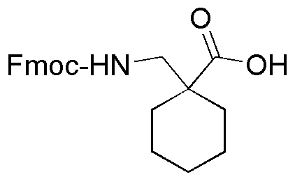 Fmoc-1-aminomethyl-cyclohexane carboxylic acid