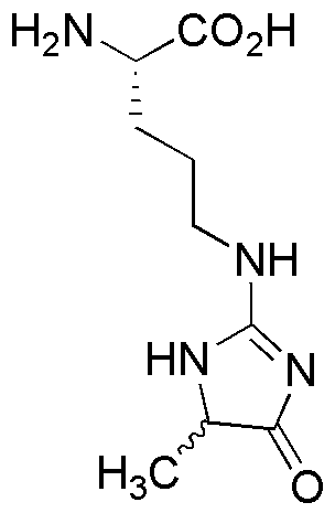 (2S-2-Amino-5-(5-methyl-4-oxo-4,5-dihydro-1H-imidazol-2-ylamino)pentanoic acid (mixture of four isomers)