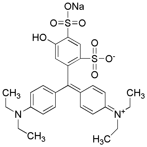 Sal de sodio azul patente V para microscopía