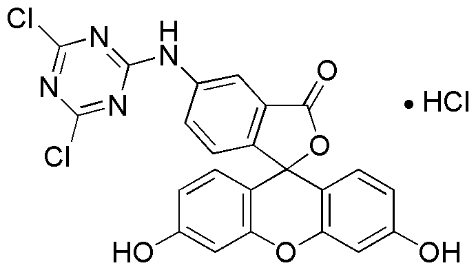 Clorhidrato de 5-(4,6-dicloro-s-triazin-2-ilamino)fluoresceína