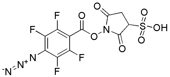 Sulfo-succinimidyl-4-azido-2,3,5,6-tetrafluorobenzoate