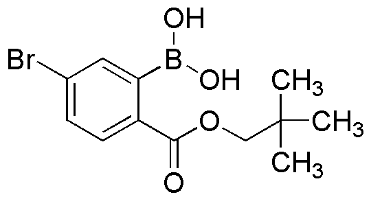 Ácido (5-bromo-2-[(2,2-dimetilpropoxi)carbonil]fenil)borónico