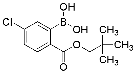 (5-Chloro-2-[(2,2-dimethylpropoxy)carbonyl]phenyl)boronic acid