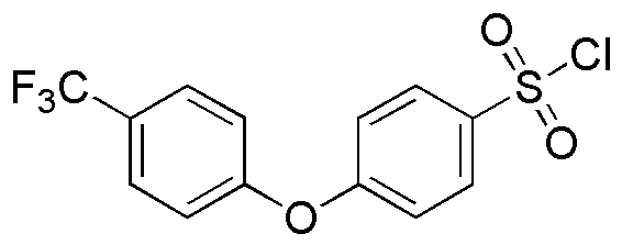 Cloruro de (4-[4-(trifluorometil)fenoxi]fenil)sulfonilo