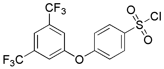 Cloruro de (4-[3,5-bis(trifluorometil)fenoxi]fenil)sulfonilo