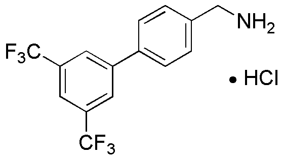 (4-[3,5-Bis(trifluoromethyl)phenyl]phenyl)methylamine hydrochloride