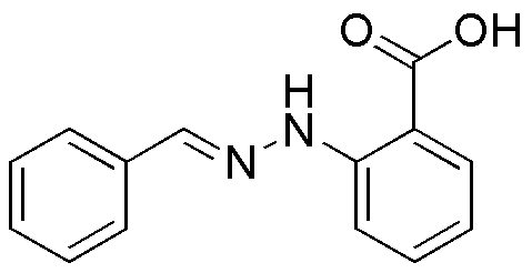 Ácido (E)-2-(2-bencilidenohidrazinil)benzoico