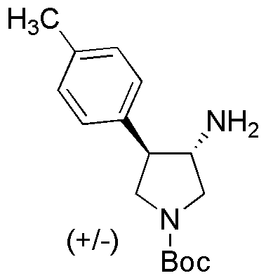 Ester tert-butylique de l'acide trans (+/-) 3-amino-4-(4-méthylphényl)pyrrolidine-1-carboxylique