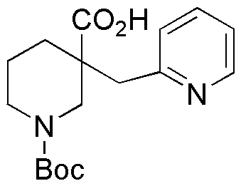 Acide 1-[(tert-butyl)oxycarbonyl]-3-pyridin-2-yl-méthylpipéridine-3-carboxylique