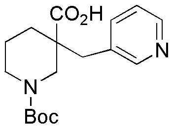 1-[(tert-Butyl)oxycarbonyl]-3-pyridin-3-yl-methylpiperidine-3-carboxylic acid