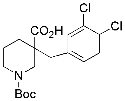 Ácido 1-[(terc-butil)oxicarbonil]-3-(3,4-diclorobencil)piperidina-3-carboxílico