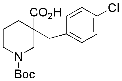 1-[(tert-Butyl)oxycarbonyl]-3-(4-chlorobenzyl)piperidine-3-carboxylic acid