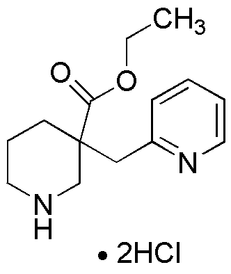 Dihidrocloruro de 3-piridin-2-ilmetilpiperidina-3-etilcarboxilato