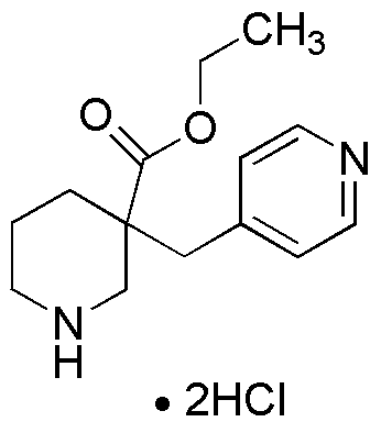 3-Pyridin-4-Ylmethylpiperidine-3-Ethylcarboxylate Dihydrochloride