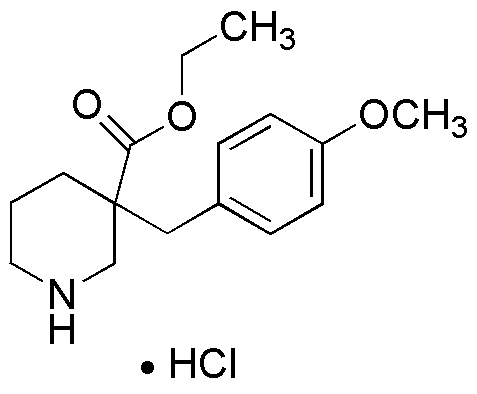 3-(4-Methoxybenzyl)Piperidine-3-Ethylcarboxylate Hydrochloride