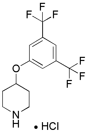 Clorhidrato de 4-[3,5-bis(trifluorometil)fenoxi]piperidina