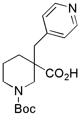 Ácido 1-[(terc-butil)oxicarbonil]-3-piridin-4-ilmetilpiperidina-3-carboxílico