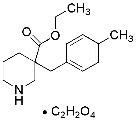 Oxalato de 3-(4-metilbencil)piperidina-3-etilcarboxilato