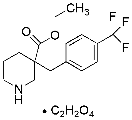 3-[4-(Trifluoromethyl)Benzyl]Piperidine-3-Ethylcarboxylate Oxalate