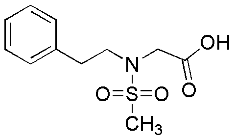 (Methanesulfonyl-phenethyl-amino)-acetic acid