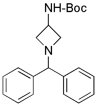 1-benzhidril-3-azetidinilcarbamato de terc-butilo