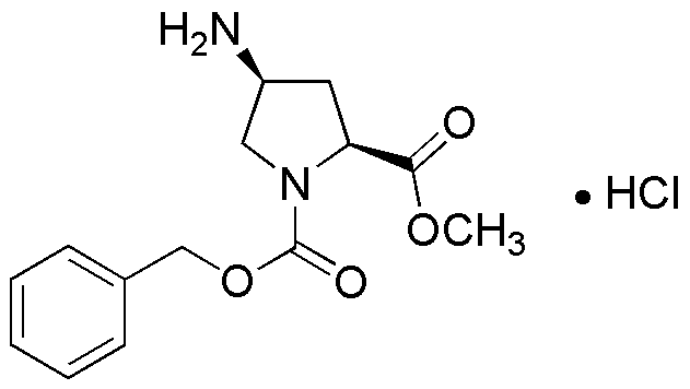 Clorhidrato de (2S,4S-4-amino-1-[benciloxicarbonil]pirrolidin-2-metilcarboxilato)