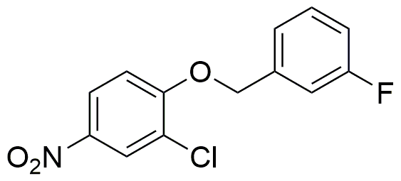 2-Cloro-1-(3-fluorobenciloxi)-4-nitrobenceno