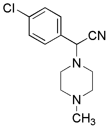 2-(4-chlorophényl)-2-(4-méthylpipérazin-1-yl)acétonitrile