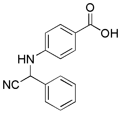 Ácido 4-(ciano(fenil)metilamino)benzoico