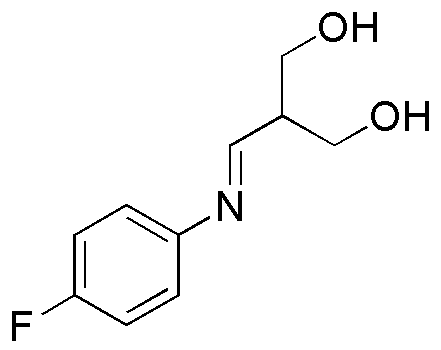 (E)-2-(4-Fluorobenzylideneamino)Propane-1,3-Diol