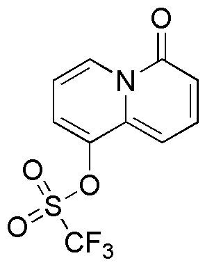 Trifluorometanosulfonato de 4-oxo-4H-quinolizin-9-ilo