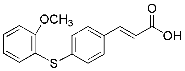 Acide (E)-3-(4-(2-méthoxyphénylthio)phényl)acrylique