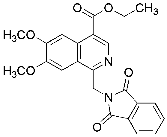 1-((1,3-dioxoisoindolin-2-yl)méthyl)-6,7-diméthoxyisoquinoléine-4-carboxylate d'éthyle