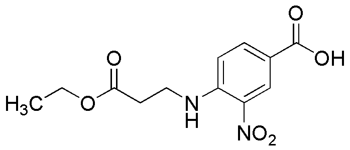 Ácido 4-(3-etoxi-3-oxopropilamino)-3-nitrobenzoico