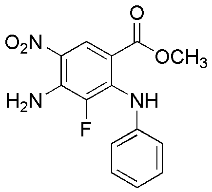 4-Amino-3-Fluoro-5-Nitro-2-(Fenilamino)Benzoato de Metilo