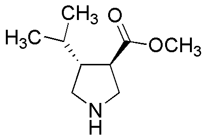 Trans (+/-) 4-Isopropylpyrrolidine-3-Carboxylic Acid Methyl Ester