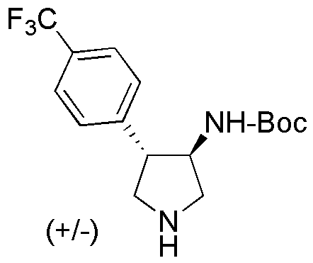 Carbamate de trans (+/-) tert-butyle 4-(4-(trifluorométhyl)phényl)pyrrolidin-3yl