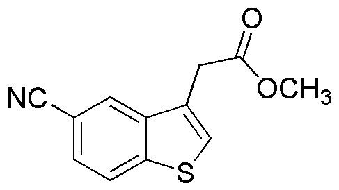 2-(5-cianobenzo[B]tiofen-2-il)acetato de metilo