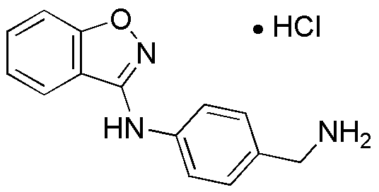 N-(4-(Aminomethyl)Phenyl)Benzo[D]Isoxazol-3-Amine Hydrochloride