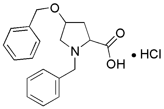 Chlorhydrate d'acide 1-benzyl-4-(benzyloxy)pyrrolidine-2-carboxylique