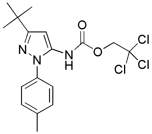 2,2,2-Trichloroéthyl 3-Tert-Butyl-1-P-Tolyl-1H-Pyrazol-5-Ylcarbamate