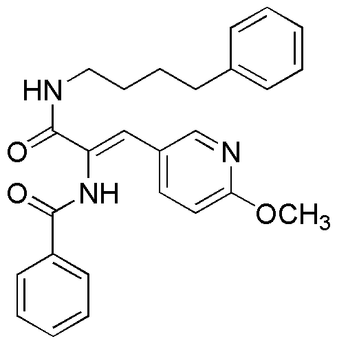 (Z)-N-(1-(6-Methoxypyridin-3-Yl)-3-Oxo-3-(4-Phenylbutylamino)Prop-1-En-2-Yl)Benzamide