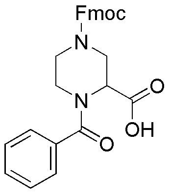 Ácido 4-Fmoc-1-benzoilpiperazina-2-carboxílico