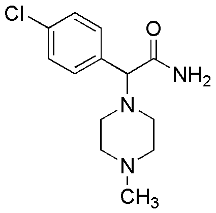 2-(4-chlorophényl)-2-(4-méthylpipérazin-1-yl)acétamide