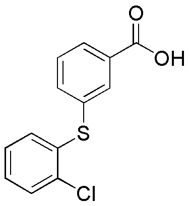 Ácido 3-(2-clorofeniltio)benzoico