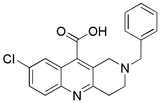 Ácido 2-bencil-8-cloro-1,2,3,4-tetrahidrobenzo[B][1,6]naftiridina-10-carboxílico