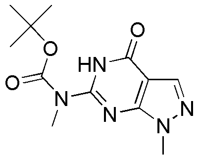 Carbamate de méthyle (1-méthyl-4-oxo-4,5-dihydro-1H-pyrazolo[3,4-D]pyrimidin-6-Yl) de tert-butyle