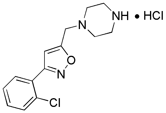 Clorhidrato de 3-(2-clorofenil)-5-(piperazin-1-ilmetil)isoxazol