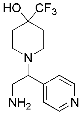 Clorhidrato de 1-(2-amino-1-(piridin-4-il)etil)-4-(trifluorometil)piperidin-4-ol